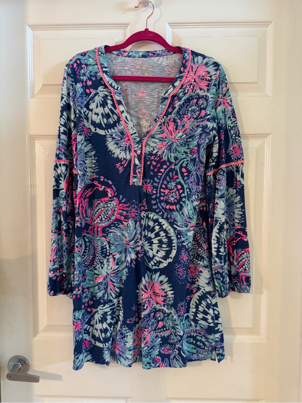 Lilly Pulitzer joy tunic dress in Gypsea girl print size L